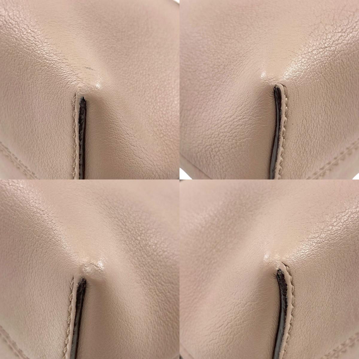 FENDI BY THE WAY Mini Monster 2WAY Handbag Calf Ladies [Used]