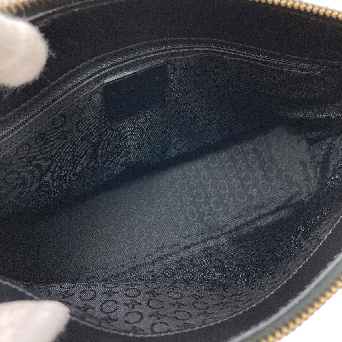 CELINE C saluki Shoulder Bag Canvas Ladies [Used]