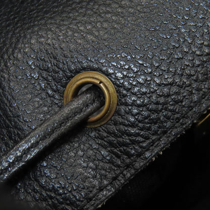 YVES SAINT LAURENT Braid Shoulder Bag Leather Ladies [Used]