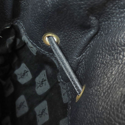 YVES SAINT LAURENT Braid Shoulder Bag Leather Ladies [Used]