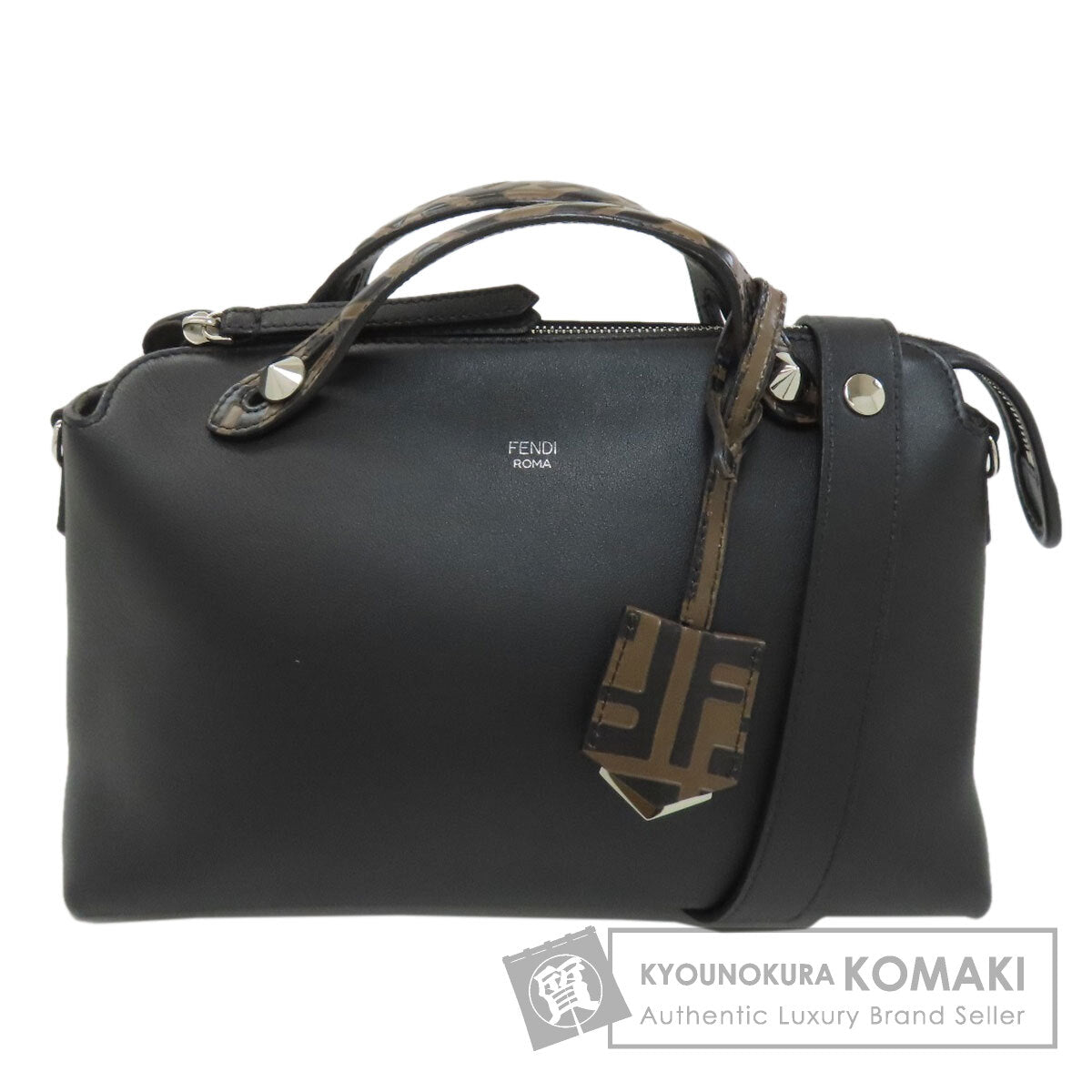 FENDI BY THE WAY Medium 2WAY Handbag Calf Ladies [Used]