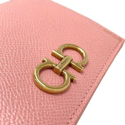 Salvatore Ferragamo GanciniHardware Bifold Wallet with Coin Pocket Leather Ladies [Used]