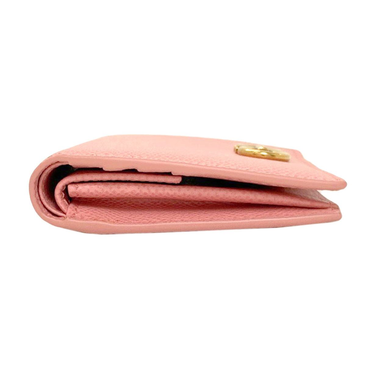 Salvatore Ferragamo GanciniHardware Bifold Wallet with Coin Pocket Leather Ladies [Used]