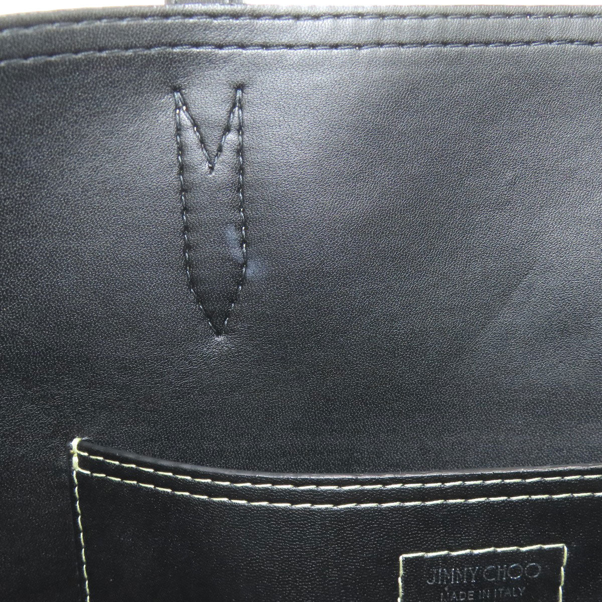 Jimmy Choo logo Tote Bag Denim Ladies [Used]