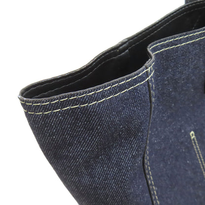 Jimmy Choo logo Tote Bag Denim Ladies [Used]