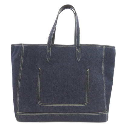 Jimmy Choo logo Tote Bag Denim Ladies [Used]
