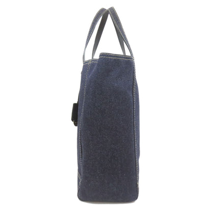 Jimmy Choo logo Tote Bag Denim Ladies [Used]