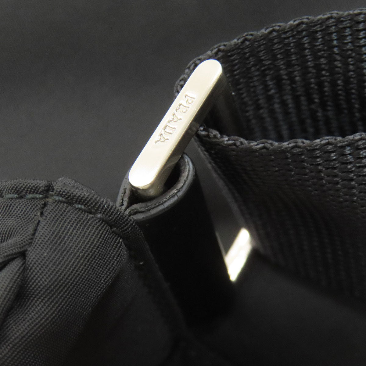 PRADA Logo Hardware Shoulder Bag Nylon Ladies [Used]