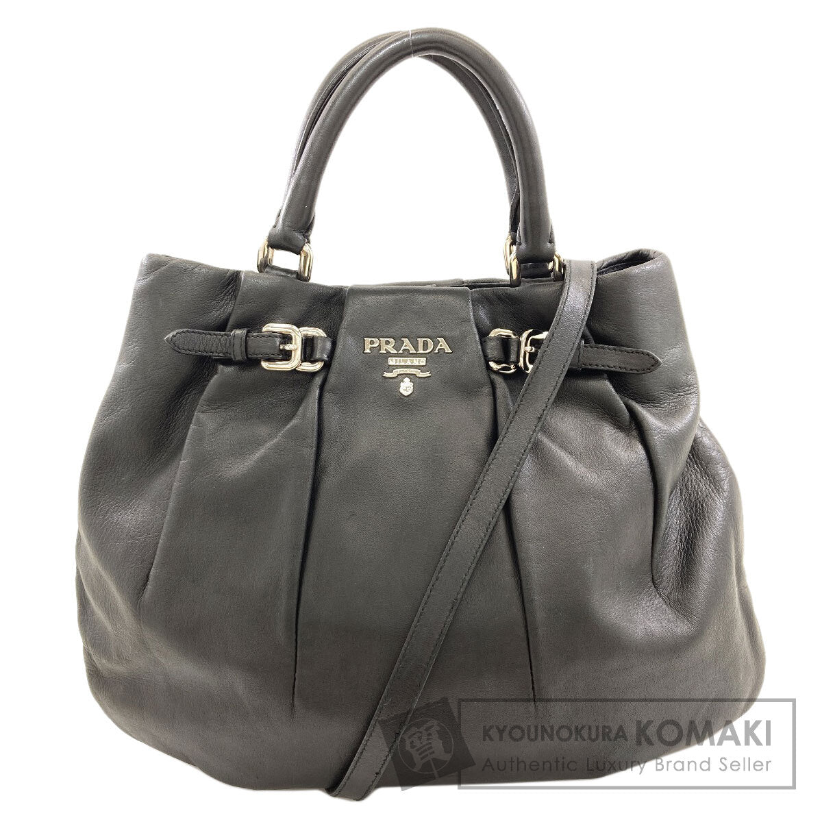PRADA 2WAY Handbag Leather Ladies [Used]