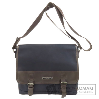 BURBERRY Black label Shoulder Bag Nylon canvas LeatherLadies [Used]