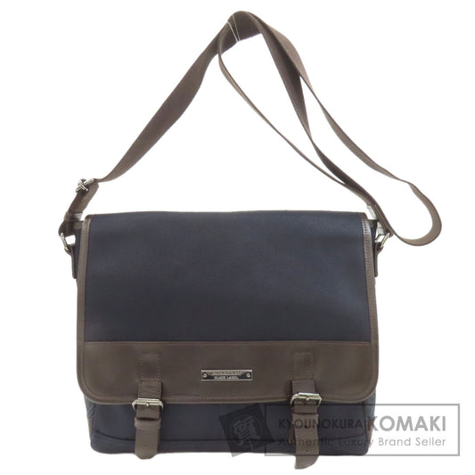 BURBERRY Black label Shoulder Bag Nylon canvas LeatherLadies [Used]