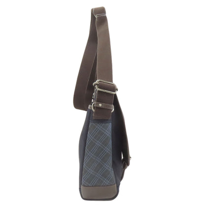 BURBERRY Black label Shoulder Bag Nylon canvas LeatherLadies [Used]