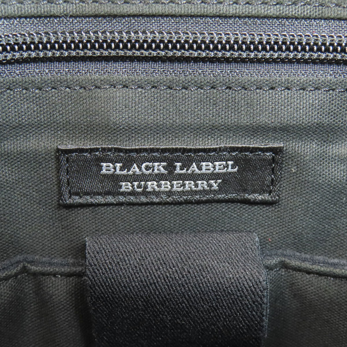 BURBERRY Black label Shoulder Bag Nylon canvas LeatherLadies [Used]