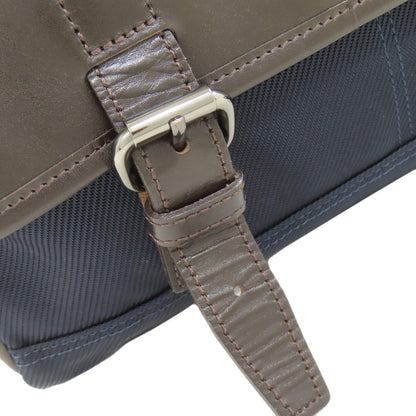 BURBERRY Black label Shoulder Bag Nylon canvas LeatherLadies [Used]