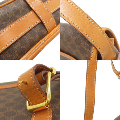 CELINE Macadam Shoulder Bag Leather Ladies [Used]