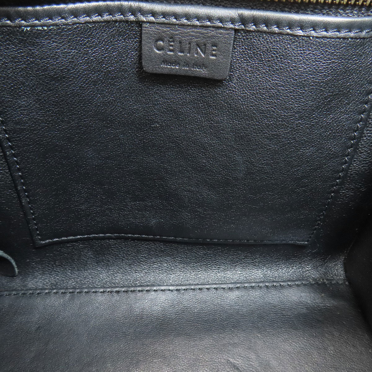 CELINE Luggage nano 2 WAY Handbag Calf Ladies [Used]