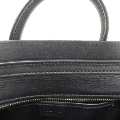 CELINE Luggage nano 2 WAY Handbag Calf Ladies [Used]