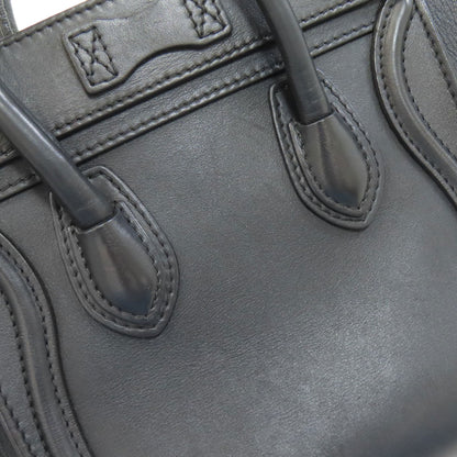CELINE Luggage nano 2 WAY Handbag Calf Ladies [Used]