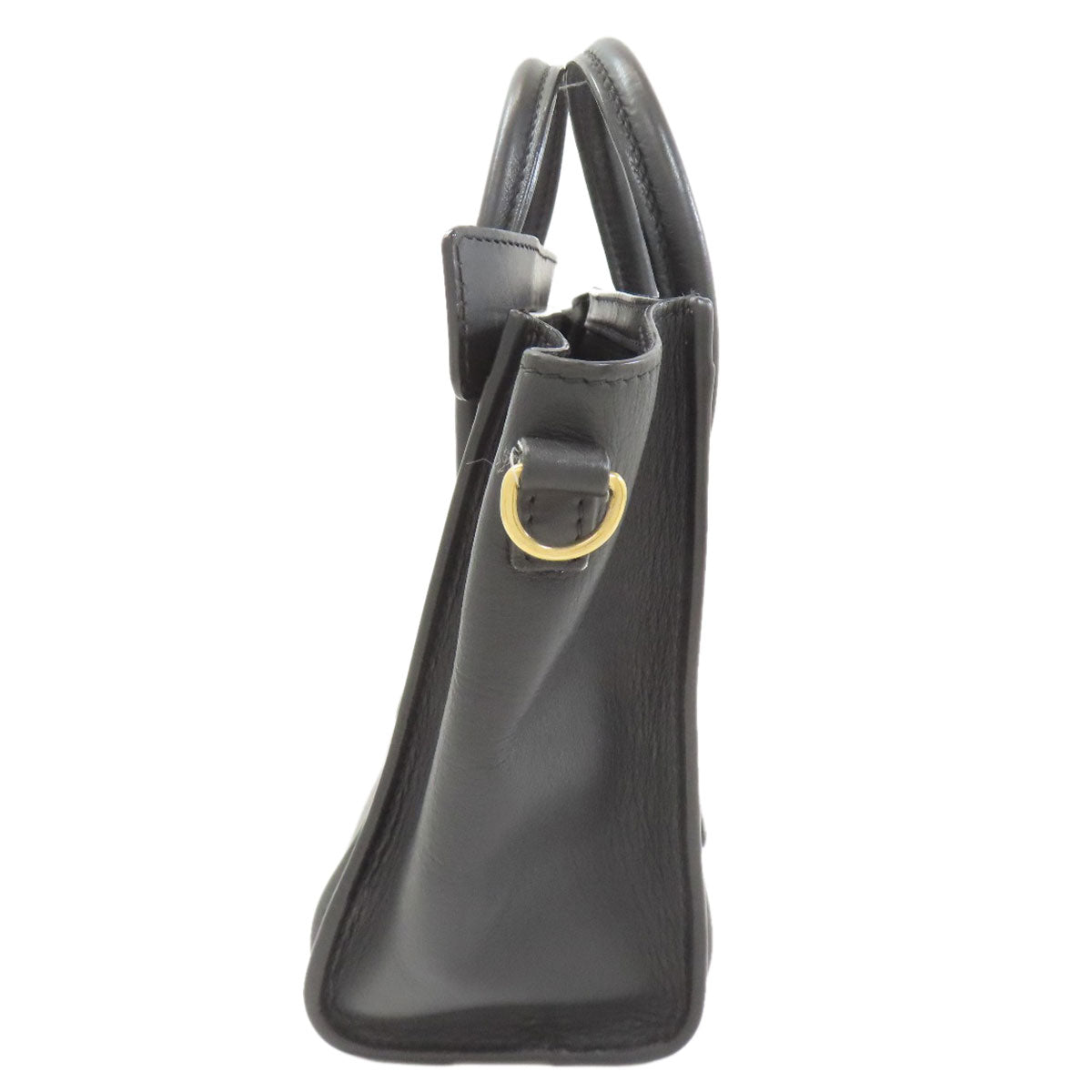 CELINE Luggage nano 2 WAY Handbag Calf Ladies [Used]