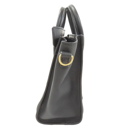 CELINE Luggage nano 2 WAY Handbag Calf Ladies [Used]