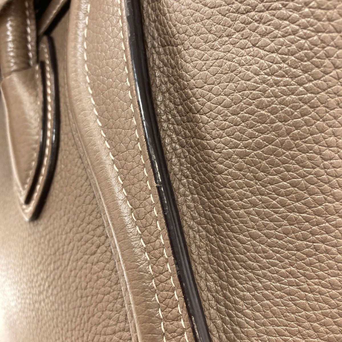 CELINE Luggage nano 2 WAY Handbag Calf Ladies [Used]