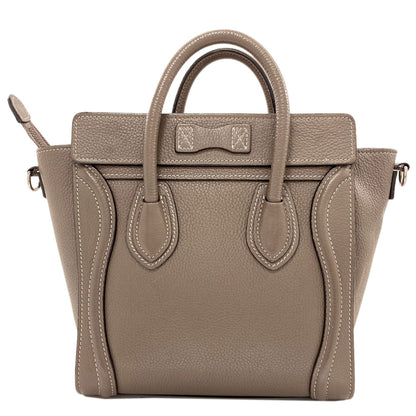 CELINE Luggage nano 2 WAY Handbag Calf Ladies [Used]