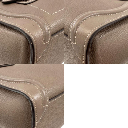 CELINE Luggage nano 2 WAY Handbag Calf Ladies [Used]