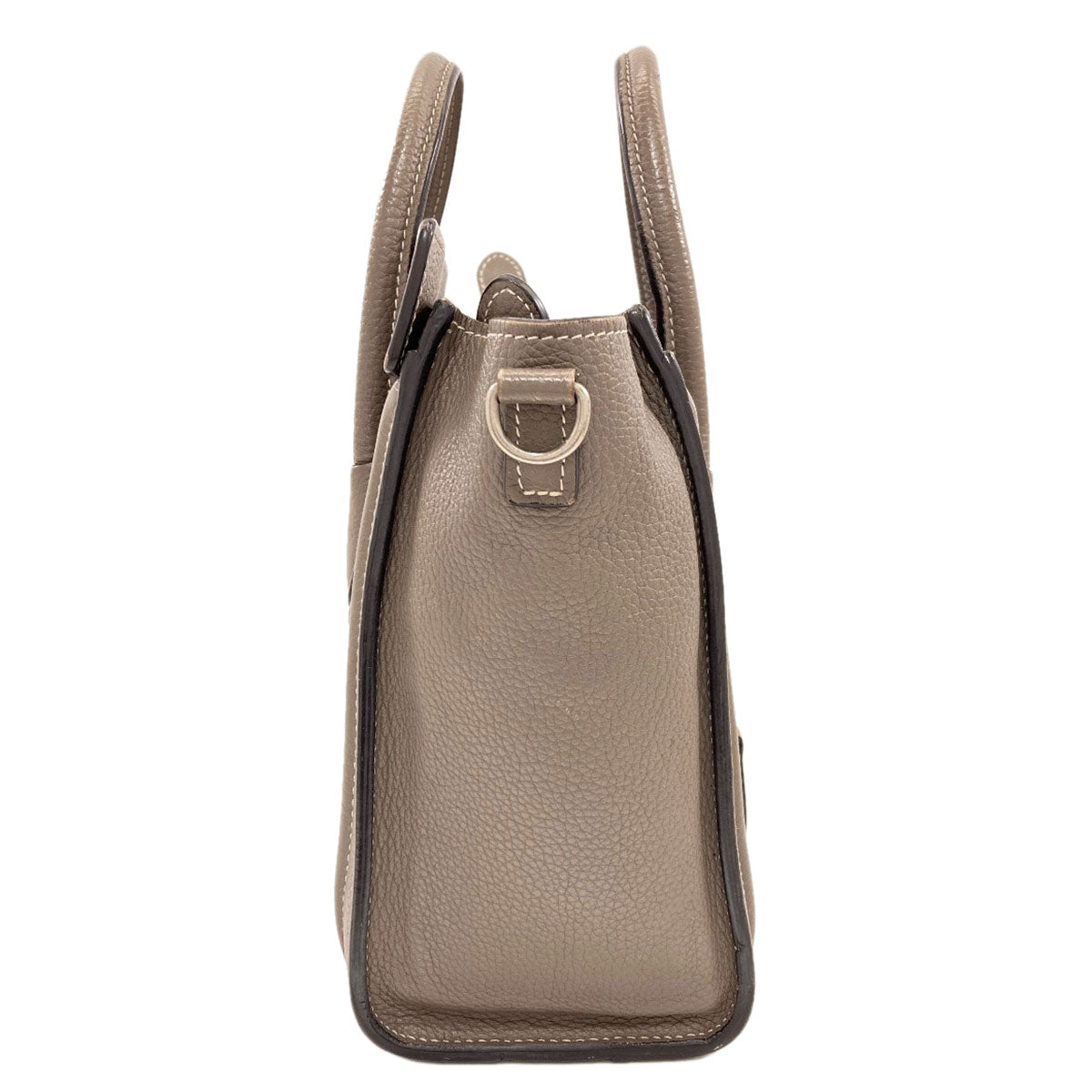 CELINE Luggage nano 2 WAY Handbag Calf Ladies [Used]