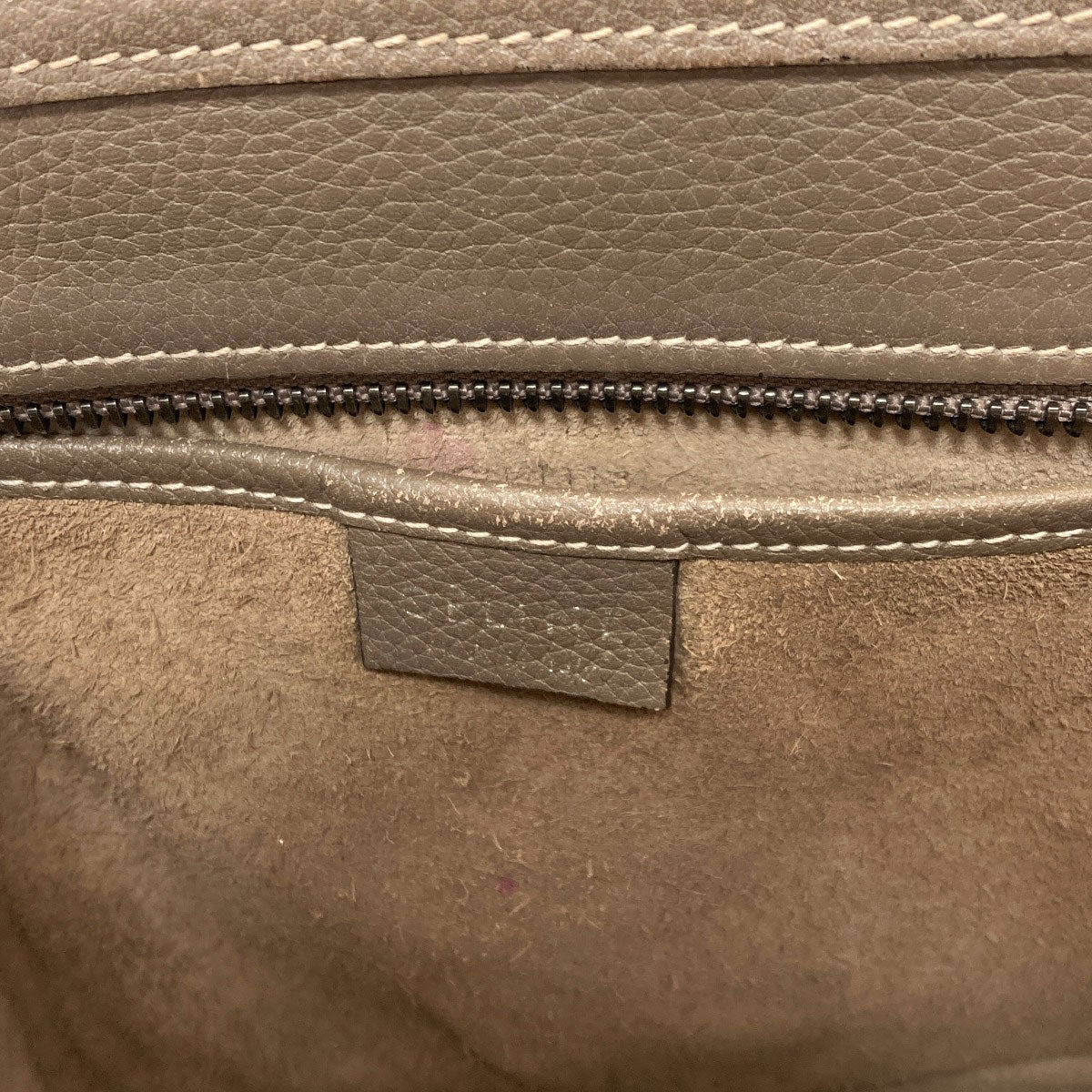 CELINE Luggage nano 2 WAY Handbag Calf Ladies [Used]