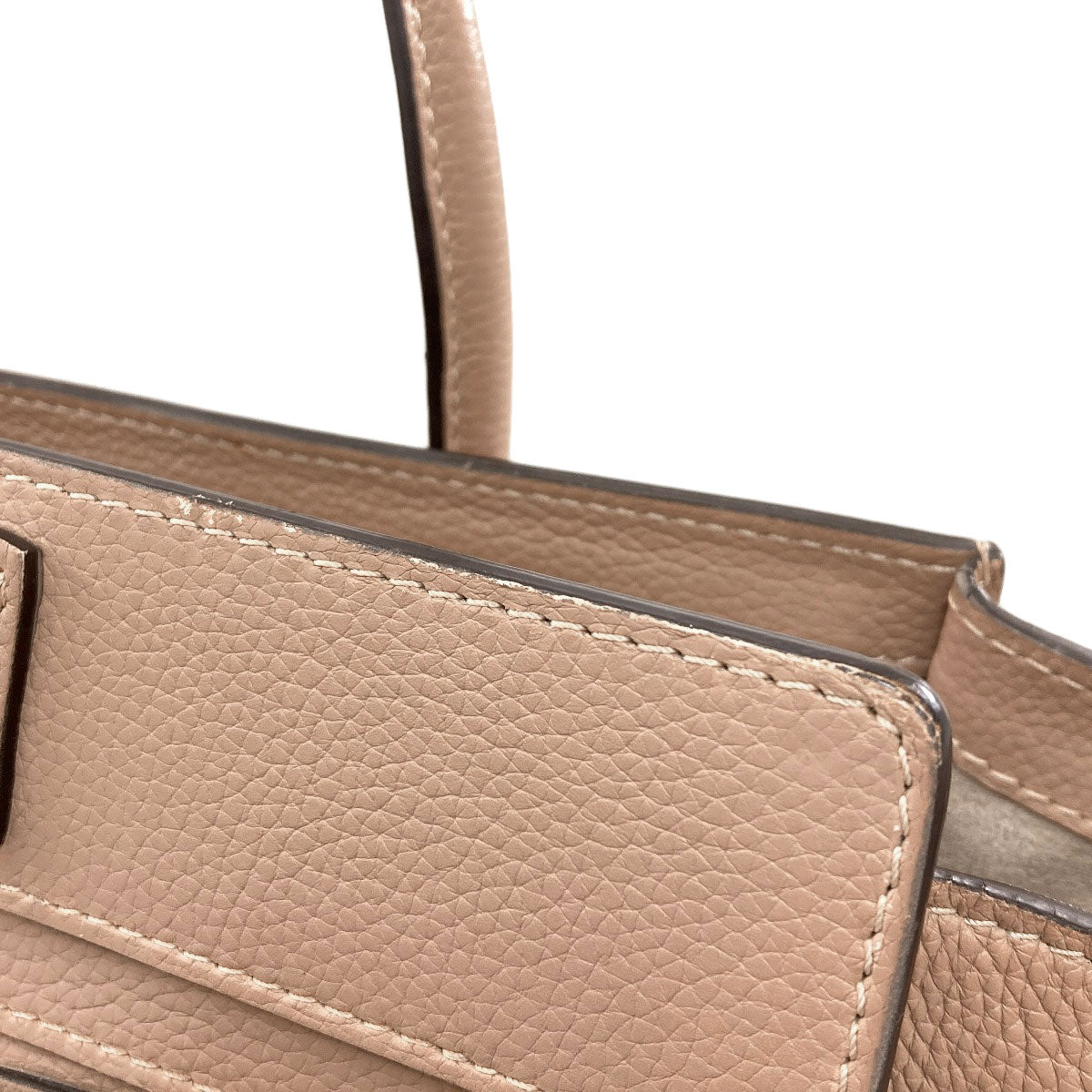 CELINE Luggage micro Tote Bag Calf Ladies [Used]