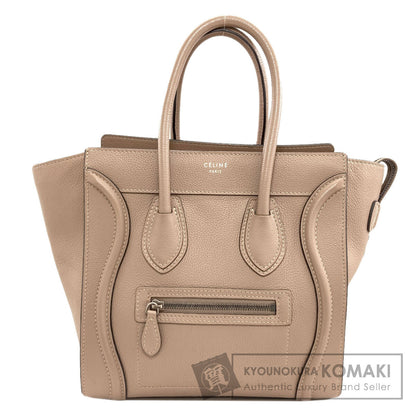 CELINE Luggage micro Tote Bag Calf Ladies [Used]