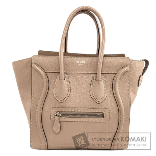 CELINE Luggage micro Tote Bag Calf Ladies [Used]