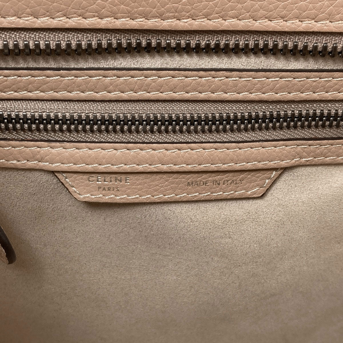 CELINE Luggage micro Tote Bag Calf Ladies [Used]