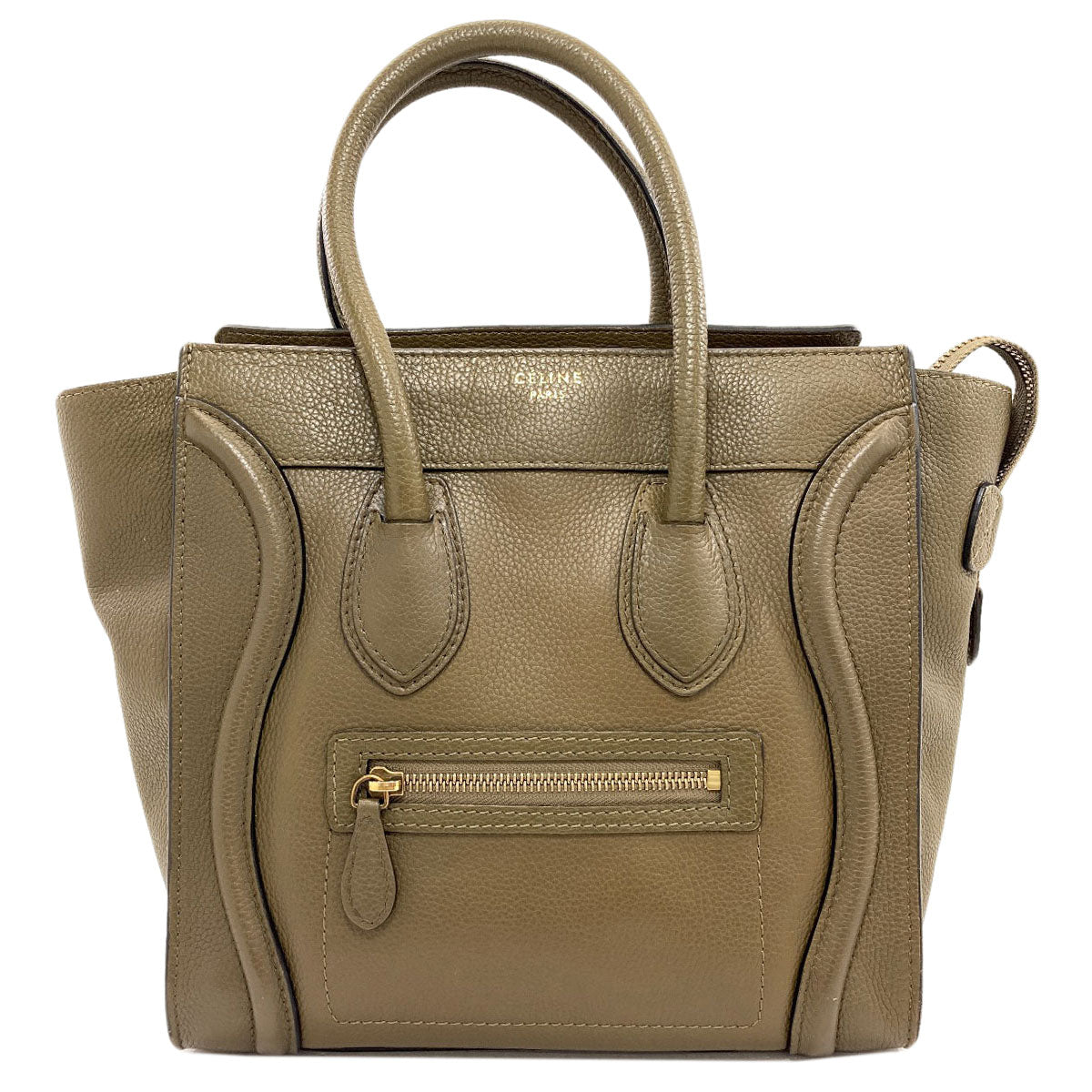 CELINE Luggage micro Handbag Calf Ladies [Used]