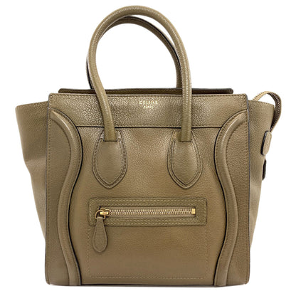 CELINE Luggage micro Handbag Calf Ladies [Used]