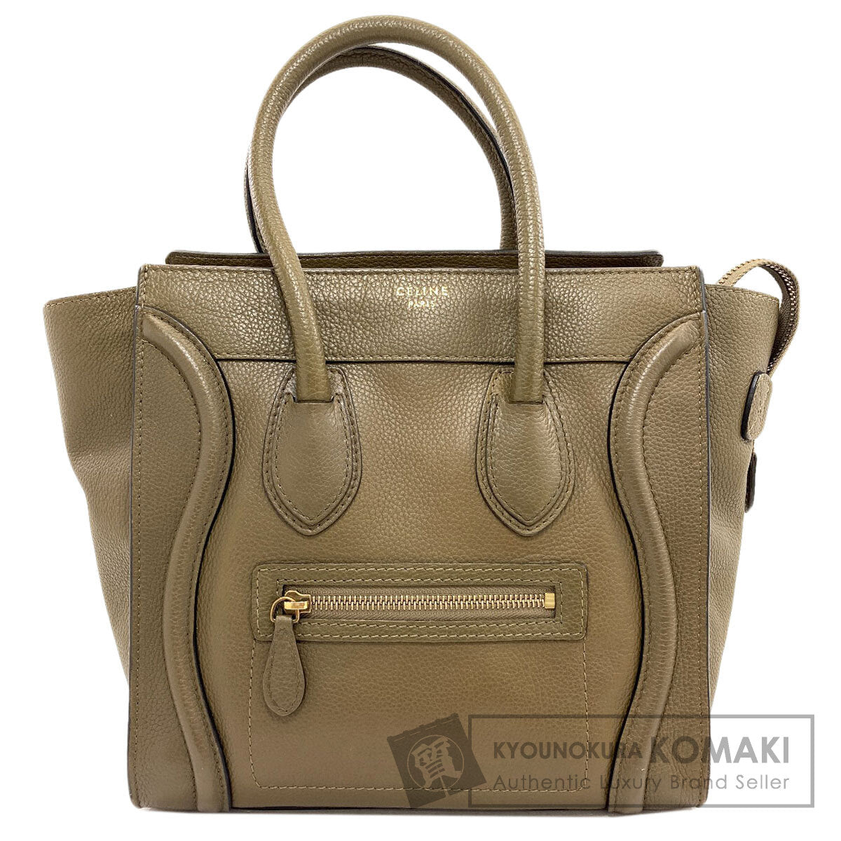 CELINE Luggage micro Handbag Calf Ladies [Used]