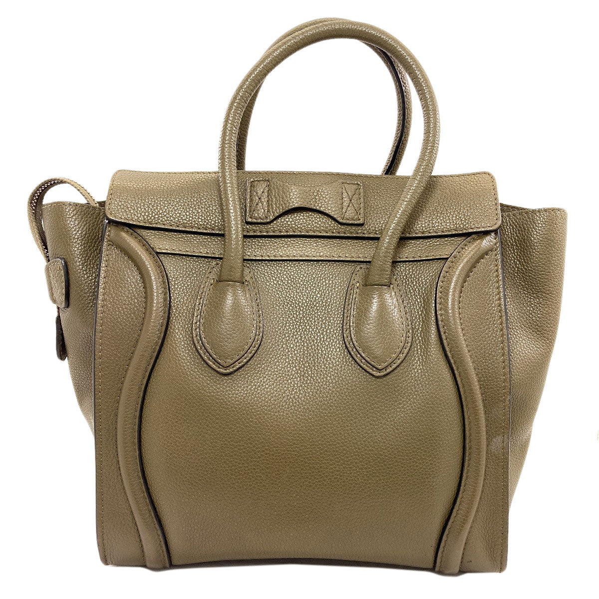 CELINE Luggage micro Handbag Calf Ladies [Used]