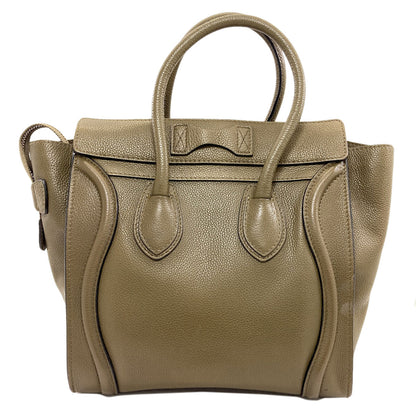 CELINE Luggage micro Handbag Calf Ladies [Used]