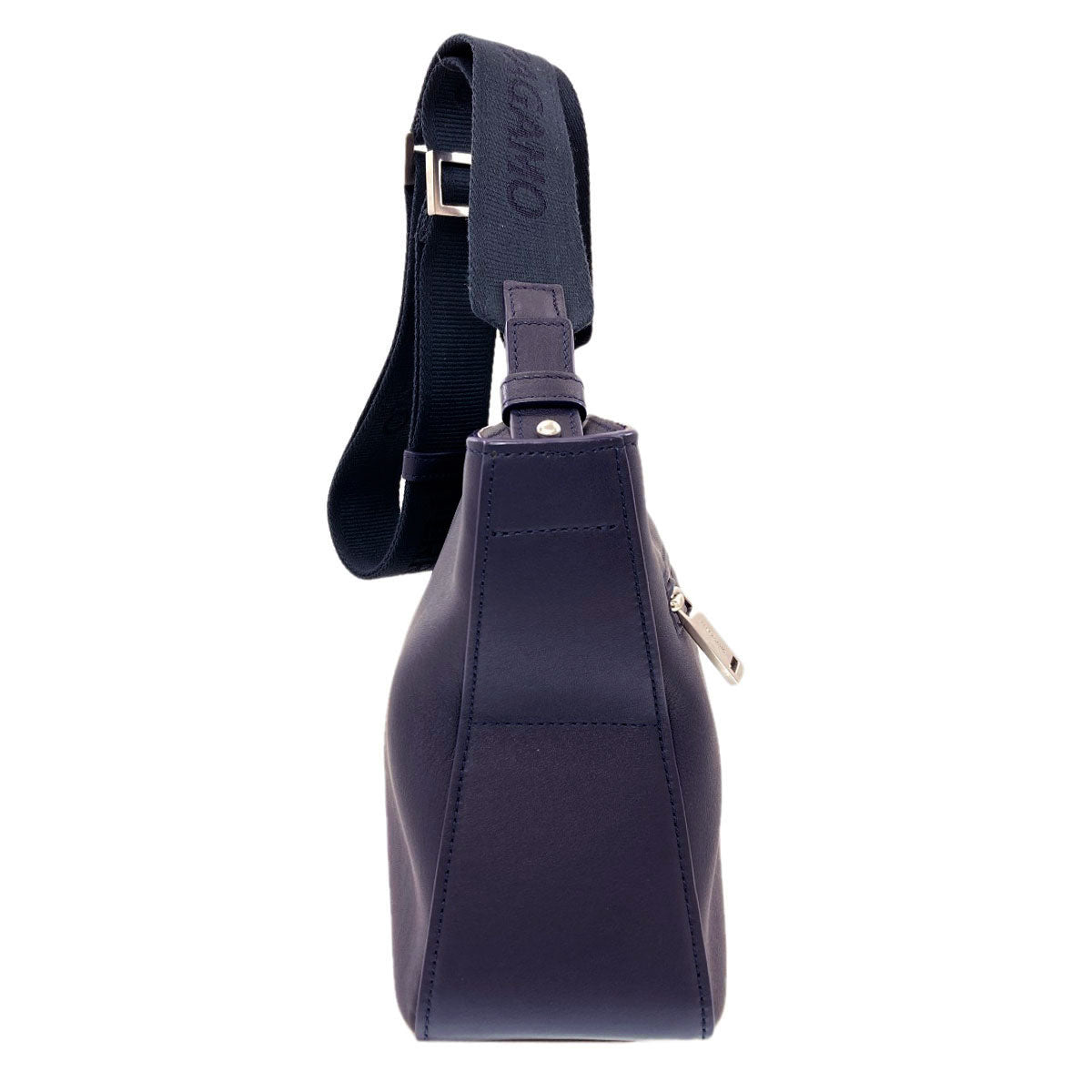 Salvatore Ferragamo logo Shoulder Bag Leather Ladies [Used]