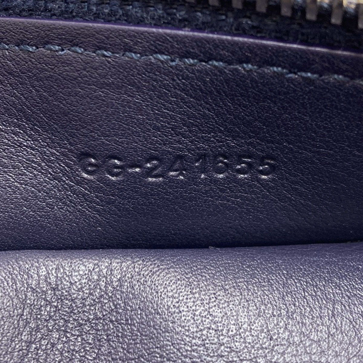 Salvatore Ferragamo logo Shoulder Bag Leather Ladies [Used]