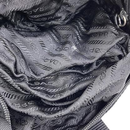 PRADA Logo Hardware Handbag Nylon LeatherLadies [Used]