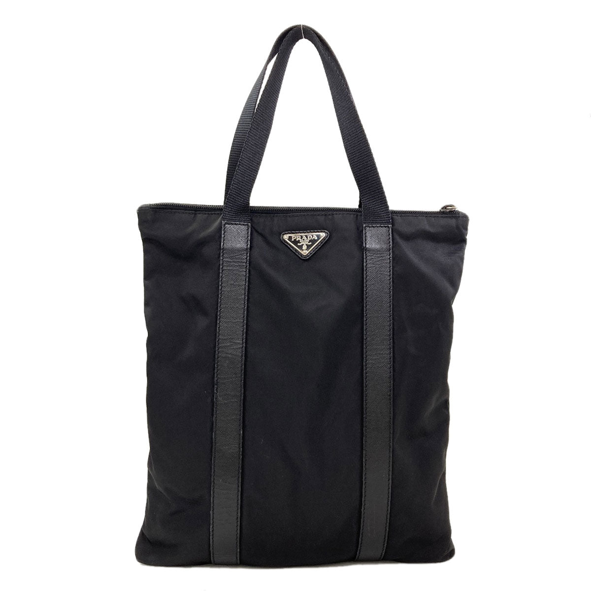 PRADA Logo Hardware Handbag Nylon LeatherLadies [Used]