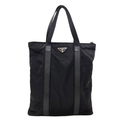 PRADA Logo Hardware Handbag Nylon LeatherLadies [Used]