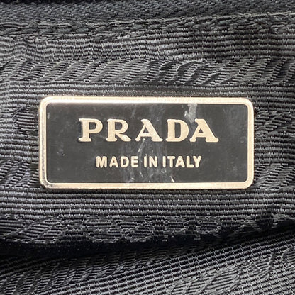 PRADA Logo Hardware Handbag Nylon LeatherLadies [Used]