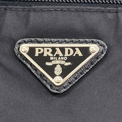 PRADA Logo Hardware Handbag Nylon LeatherLadies [Used]