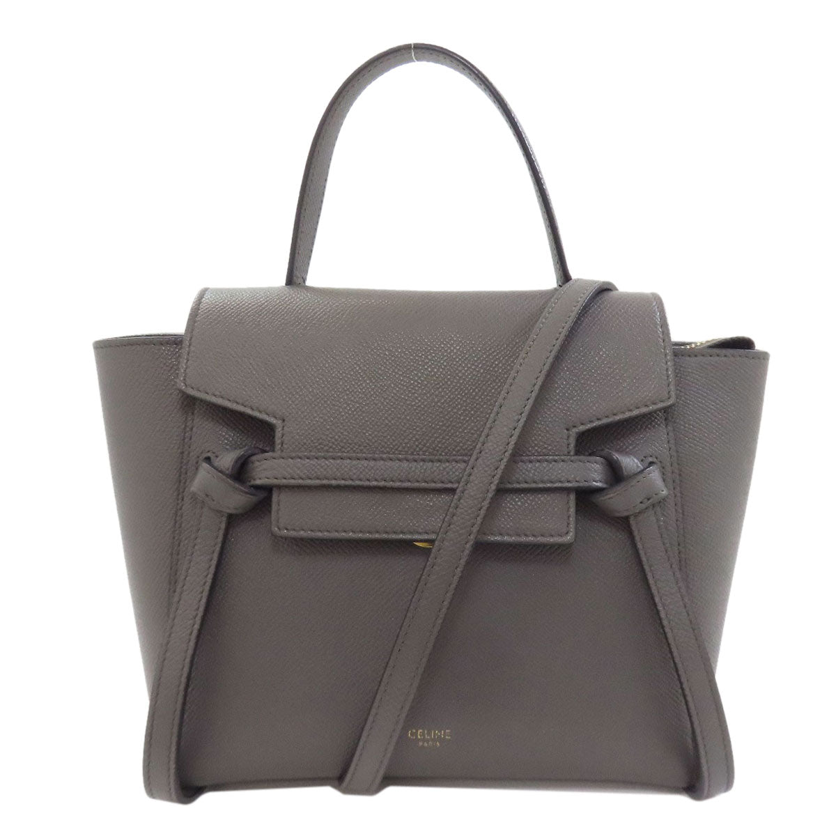 CELINE Belt bag nano 2WAY Handbag Calf Ladies [Used]