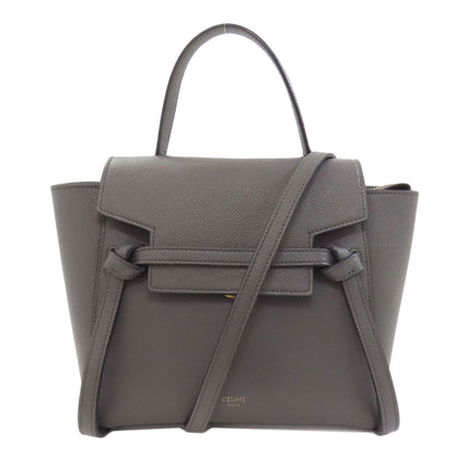 CELINE Belt bag nano 2WAY Handbag Calf Ladies [Used]