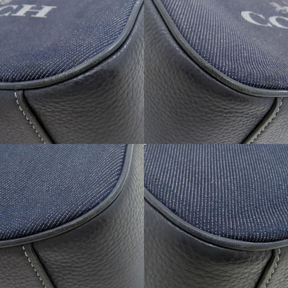 COACH C8585 logo Shoulder Bag Denim Ladies [Used]