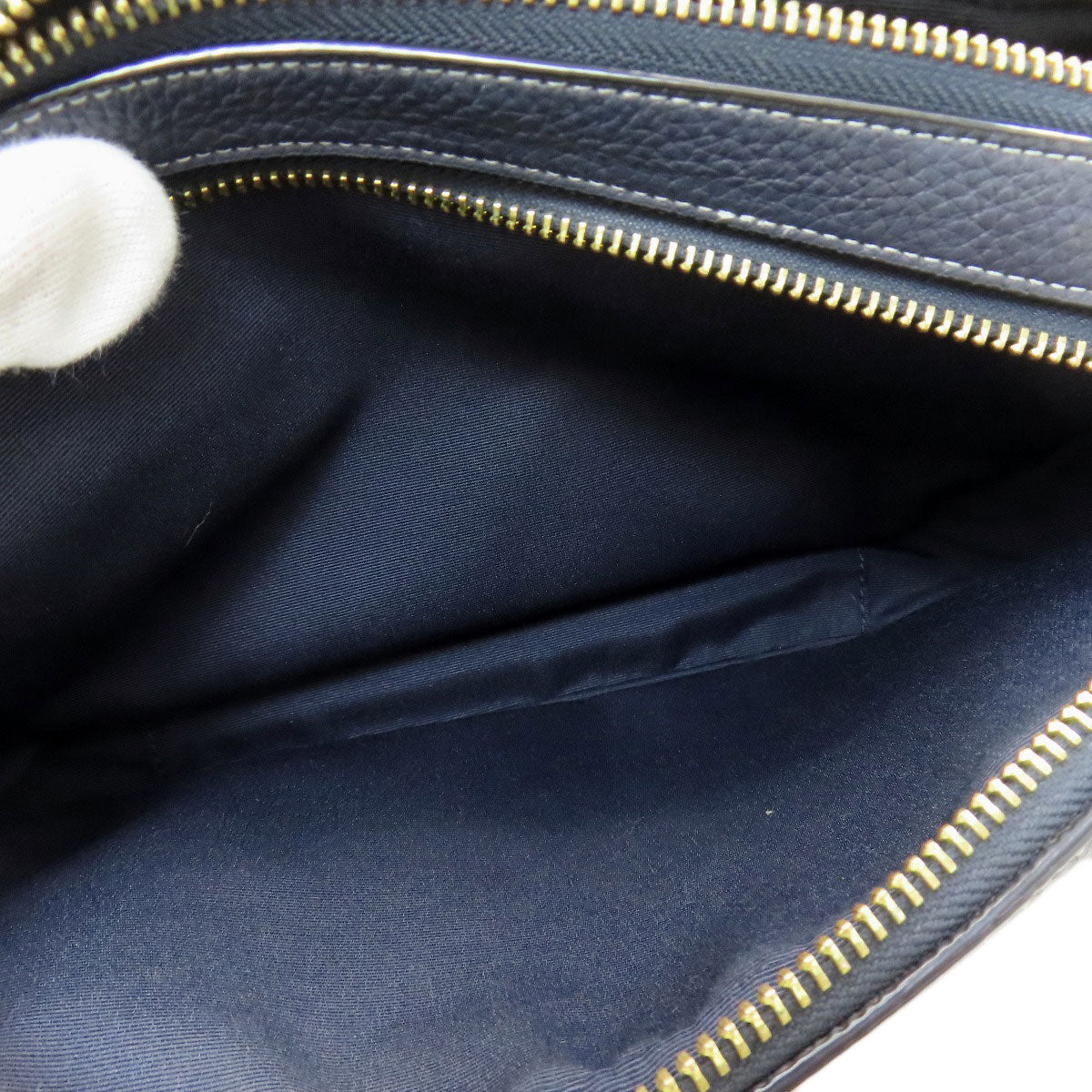 COACH C8585 logo Shoulder Bag Denim Ladies [Used]
