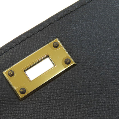 HERMES Kelly Pocket Compact Gold Hardware coin purse Epsom Ladies [Used]